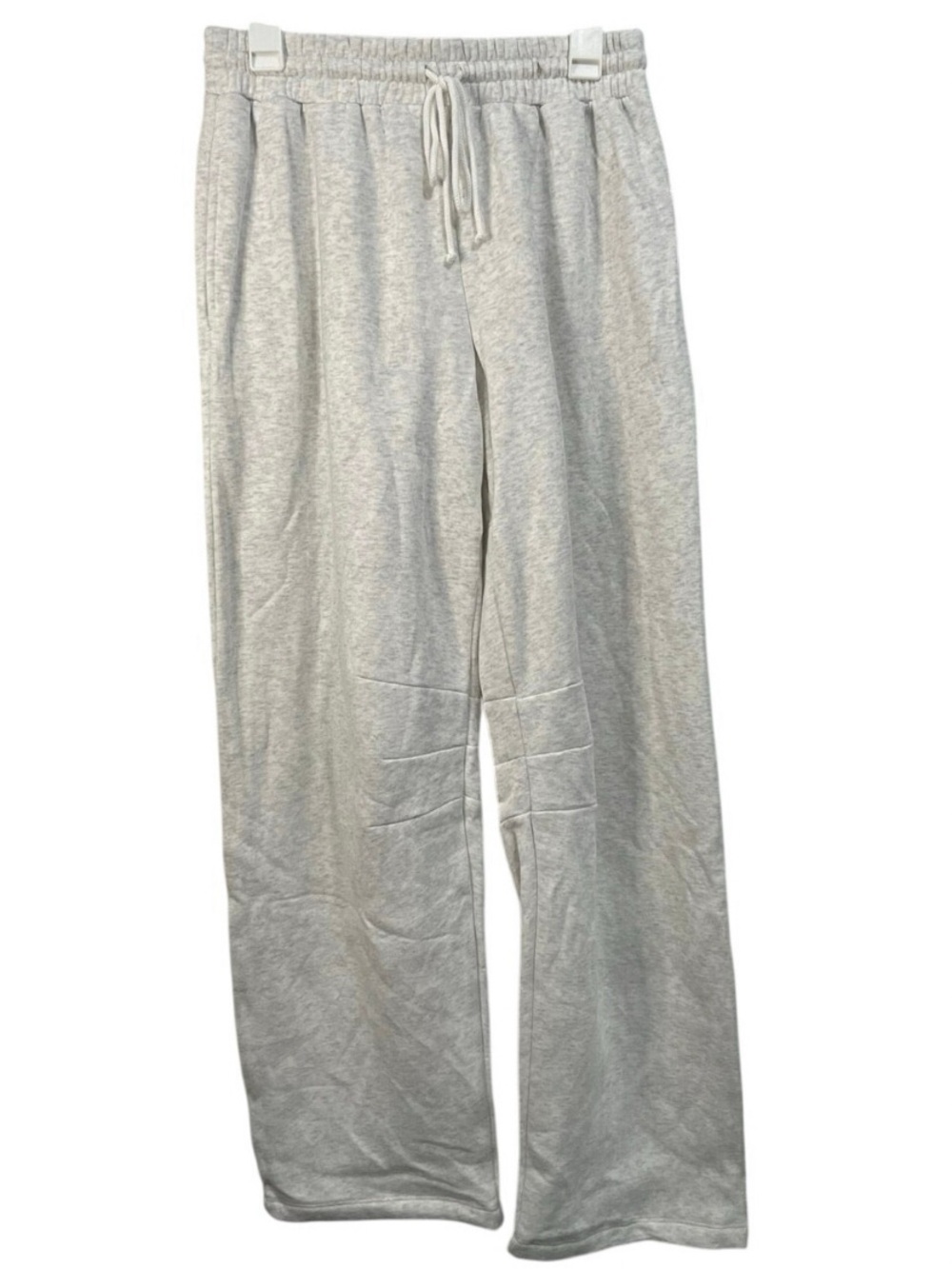wild fable Heather Light Gray Wide-Leg Drawstring lounge pants